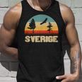 Sweden Sverige Retro Natural Tank Top Geschenke für Ihn