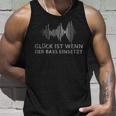 Techno Rave Hardtekk Glück Ist Wenn Der Bass Einsetzt Tank Top Geschenke für Ihn