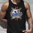 Three Lions England Fußball Team Fan Union Jack Grunge Tank Top Geschenke für Ihn