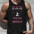 Trampolin Die Tut Nix Die Will Nur Springen Jumping Tank Top Geschenke für Ihn