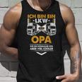 Truck Grandpa Trucker Truck Driver Transporter Tank Top Geschenke für Ihn