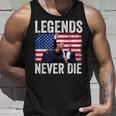 Trump Legends Never Die Trump Assassination Red Tank Top Geschenke für Ihn