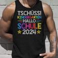 Tschüss Kindergarten Hello School 2024 Graduate Tank Top Geschenke für Ihn