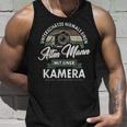 Underschätze Niemal Einen Alten Mann Mit Kamera Photographer Tank Top Geschenke für Ihn