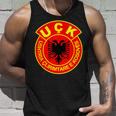 Uqk Flag Kosovo Albaner Uck Jashari Army Eagle Tank Top Geschenke für Ihn