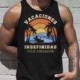 Vacaciones Indefinidas Regalo Feliz Jubilación Camiseta sin mangas Regalos para él