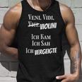 Veniidiiolini Latin Philosophy Tank Top Geschenke für Ihn