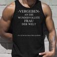 Vergeben An Die Beste Frau Der Welt Idea Tank Top Geschenke für Ihn