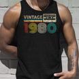 Vintage 1980 Classic Birthday 1980 Cassette Tapeintage Canotta Regalos para él