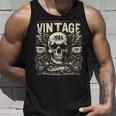 Vintage 1984 Born 1984 Birthday Skull Biker Motorcycle Tank Top Geschenke für Ihn