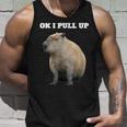 Vintage Ok I Pull Up Capybara Tank Top Geschenke für Ihn