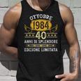 Vintage Ottobre 1984 Uomo Donna Regalo Anni 40 Compleanno Canotta Regalos para él