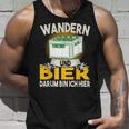 Wandern Und Bier Darum Bin Ich Hier Bierkasten Tank Top Geschenke für Ihn