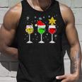 Weihnachten Prosecco Wein Lustiges Sekt Weinglas Geschenk Tank Top Geschenke für Ihn