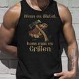 Wenn Es Blutet Kann Man Es Grillen Tank Top Geschenke für Ihn