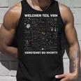 Wissenschaft Welchen Teil Der Chemieerstehst Du Nicht Tank Top Geschenke für Ihn