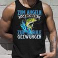 Zum Fishing Geboren Zur Schule Gezzwungen Fishing Fishing S Tank Top Geschenke für Ihn