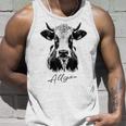 Allgäu Alpsintage Cow Bavaria Souvenir Fun Gray Tank Top Geschenke für Ihn