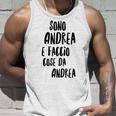 Andrea Maglia Con Testo Divertente Uomo Ragazzo Bambino Canotta Regalos para él