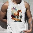 Caballo Majestuoso En Paisaje De Montaña Camiseta sin mangas Regalos para él