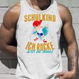 Children's Schulkind 2024 Boys I Rocke Jetzt Die Schule Football Tank Top Geschenke für Ihn