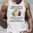 Christmas Xmas Lantern Chair Heaven Quote Memory Memorial Tank Top Gifts for Him