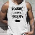 Cooking Is My Therapy Baking Chef Tank Top Gifts for Him