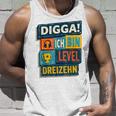 Digga Ich Bin 13 Zwölf Jahre 13Th Birthday Boy Gamer Tank Top Geschenke für Ihn