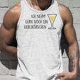 Fun Ich Nehm Gerne Noch Ein Eierlikor I Take A Little More Tank Top Geschenke für Ihn