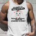 Ich Bleibe Wie Ich Bin Selbstbewus German Langu Gray Tank Top Geschenke für Ihn