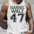 Harris Walz 2024 For President Kamala Harris Tim Waltz Gray Tank Top Geschenke für Ihn