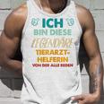 Ich Bin Diese Legendäre Tierarzthelferin Tank Top Geschenke für Ihn