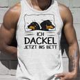 Ich Dackel Jetzt Ins Bett Dachshund Dog Sleeping Dog Tank Top Geschenke für Ihn