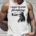 Kant Stop Philosophizing Con Citazione Divertente Canotta Regalos para él