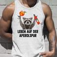 Leben Auf Der Aperolspur Raccoon Meme Racoon Pedro Spritz Tank Top Geschenke für Ihn