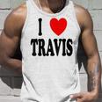 I Love Travis Nome Travis Canotta Regalos para él