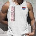 Netherlands Flag Fan Item Nederland Flag Blue Tank Top Geschenke für Ihn