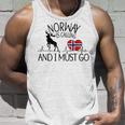 Norwegian Norwegian Ruft Und Ich Muss Los Gray Tank Top Geschenke für Ihn