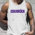 Osnabrück Football Fan Purple Purple Tank Top Geschenke für Ihn