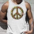 Peace Damen Männer Hippie 60Er 70Er Gray Tank Top Geschenke für Ihn