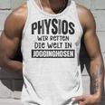 Physio Wir Retten Die Welt In Jogging Bottoms Gray Tank Top Geschenke für Ihn