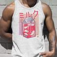 Retro 90S Soft Grunge Japanese Kawaii Strawberry Milk Tank Top Geschenke für Ihn