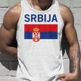 Serbian Flag Football Fan Serbia Srbija Tank Top Geschenke für Ihn