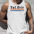 Vintage 1980S Style Tel Aviv Israel Gray Tank Top Geschenke für Ihn