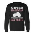 Under 200 Hektar Passiert Hier Gar Nichts Farmers Langarmshirts Geschenkideen