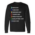 2024 Formula Racing Race Week Divertente Maglietta a maniche lunghe Ideas de regalos