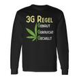 3G Regel Cannabis Marijuana Langarmshirts Geschenkideen