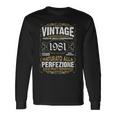 43° Compleanno 43 Anni Compleanno Uomointage 1981 Regalo Maglietta a maniche lunghe Ideas de regalos