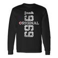 54 Jahre 54Th Geburtstag Original 1969 Langarmshirts Geschenkideen