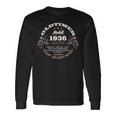 88 Geburtstag Mann Frau Motorrad Motorradfahrer Biker 1936 Langarmshirts Geschenkideen